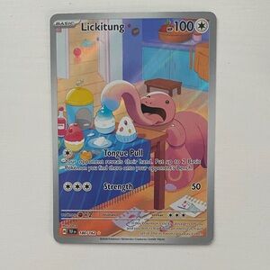 Lickitung Pokémon Illustration Rare Trading Card